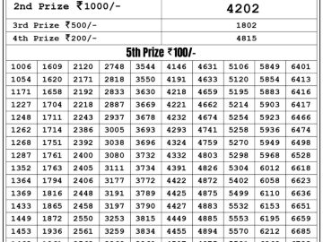 Lottery Result Today May 30, 2023