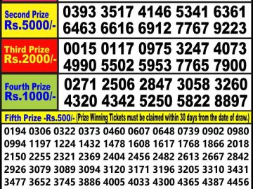 Lottery Result Today June 11, 2023