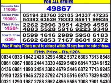 Lottery Result Today June 13, 2023