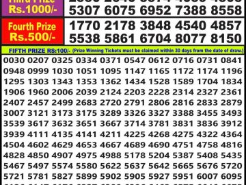 Lottery Result Today June 13, 2023