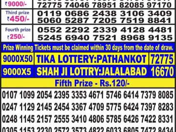 Lottery Result Today June 19, 2023