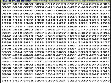 Lottery Result Today June 23, 2023