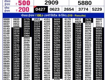 Lottery Result Today June 25, 2023