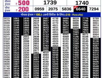 Lottery Result Today June 26, 2023