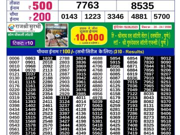 Lottery Result Today June 27, 2023