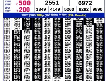 Lottery Result Today June 29, 2023