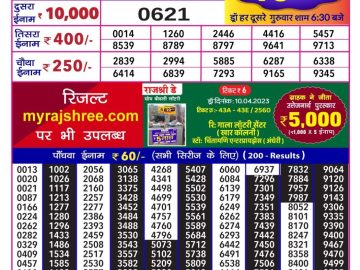 Lottery Result Today June 2, 2023