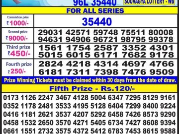 Lottery Result Today June 4, 2023