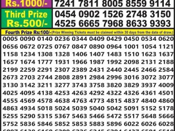 Lottery Result Today June 5, 2023