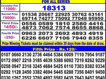 Lottery Result Today June 6, 2023