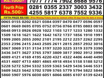 Lottery Result Today June 8, 2023