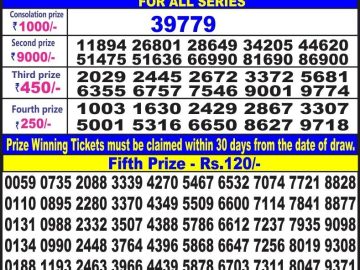 Lottery Result Today June 8, 2023