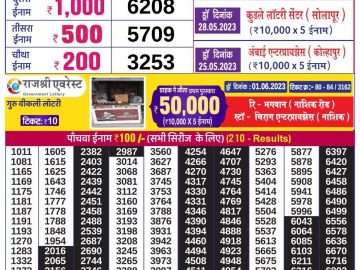 Lottery Result Today June 8, 2023