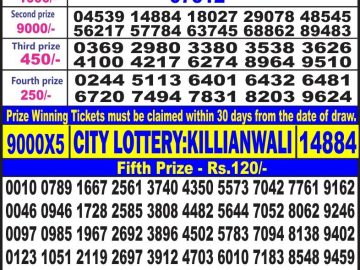 Lottery Result Today July 4, 2023