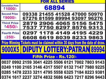 Lottery Result Today July 5, 2023