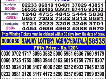 Lottery Result Today July 18, 2023