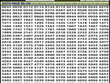 Lottery Result Today July 25, 2023