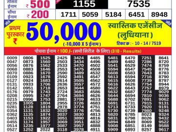 Lottery Result Today July 1, 2023