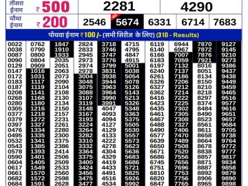 Lottery Result Today July 4, 2023