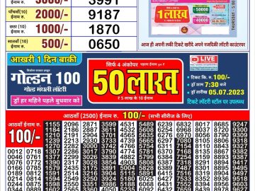 Lottery Result Today July 4, 2023