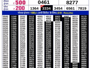 Lottery Result Today July 5, 2023