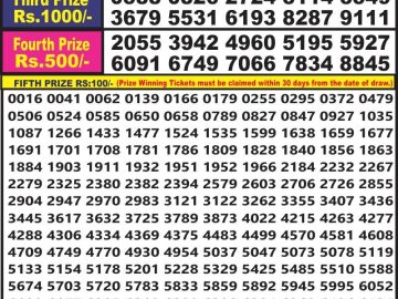 Lottery Result Today August 1, 2023