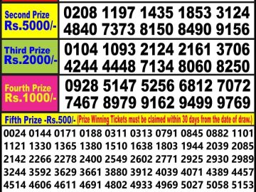 Lottery Result Today August 2, 2023