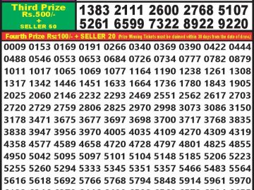 Lottery Result Today August 13, 2023