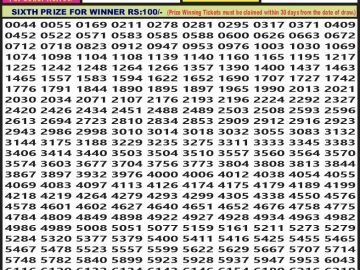 Lottery Result Today August 19, 2023