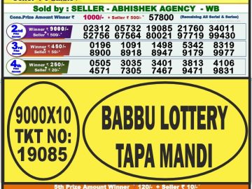 Lottery Result Today August 22, 2023