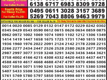 Lottery Result Today August 29, 2023