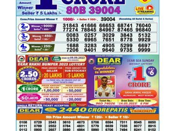 Lottery Result Today August 30, 2023