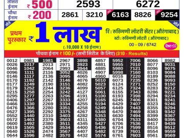 Lottery Result Today August 2, 2023