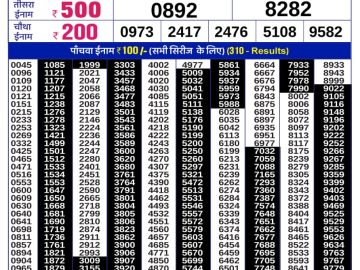 Lottery Result Today August 2, 2023