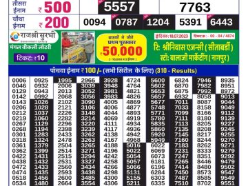 Lottery Result Today August 2, 2023