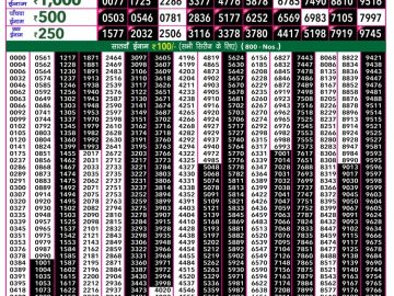 Lottery Result Today August 5, 2023