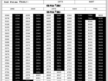 Lottery Result Today August 24, 2023