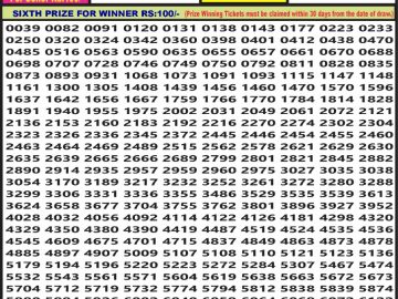 Lottery Result Today September 2, 2023