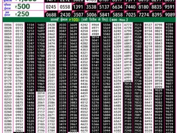 Lottery Result Today January 15, 2024