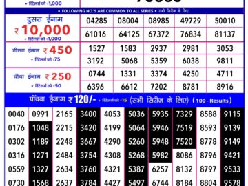 Lottery Result Today January 22, 2024