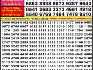 Lottery Result Today January 23, 2024