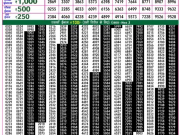 Lottery Result Today January 23, 2024