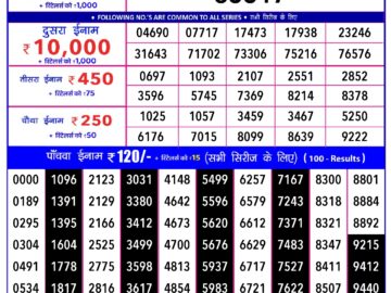 Lottery Result Today January 30, 2024