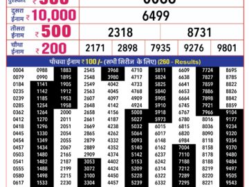 Lottery Result Today January 29, 2024