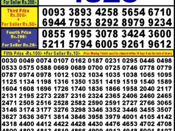 Lottery Result Today January 23, 2024