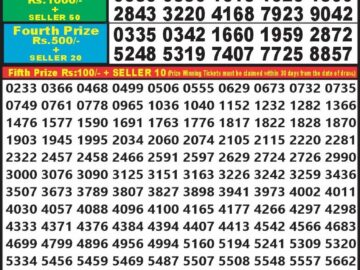 Lottery Result Today February 4, 2024