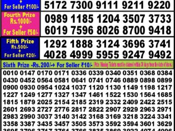 Lottery Result Today February 3, 2024