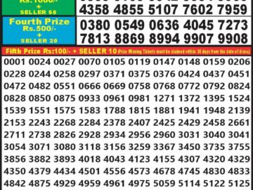 Lottery Result Today February 10, 2024