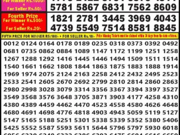 Lottery Result Today February 16, 2024