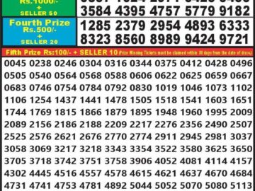 Lottery Result Today February 18, 2024